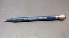 Vintage 1933-1934 Chicago Worlds Fair Automatic Pencil Eagle Pencil Co 10.5 Inch