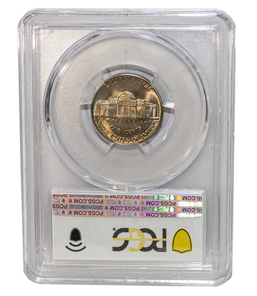 1946 -D Jefferson Nickel 5c PCGS MS65FS Full Steps - Image 2 of 4