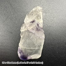 Rare blue john fluorite from derbyshire - elegance in every vein!