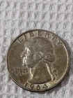 1964 D Silver Washington Quarter Circulated