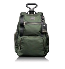 Tumi Alpha Bravo Lemoore Wheeled Backpack Spruce Green EUC!
