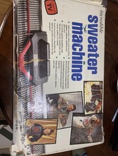 VTG BOND INCREDIBLE SWEATER MACHINE OG Box Knitting Extension  Accessories Tool
