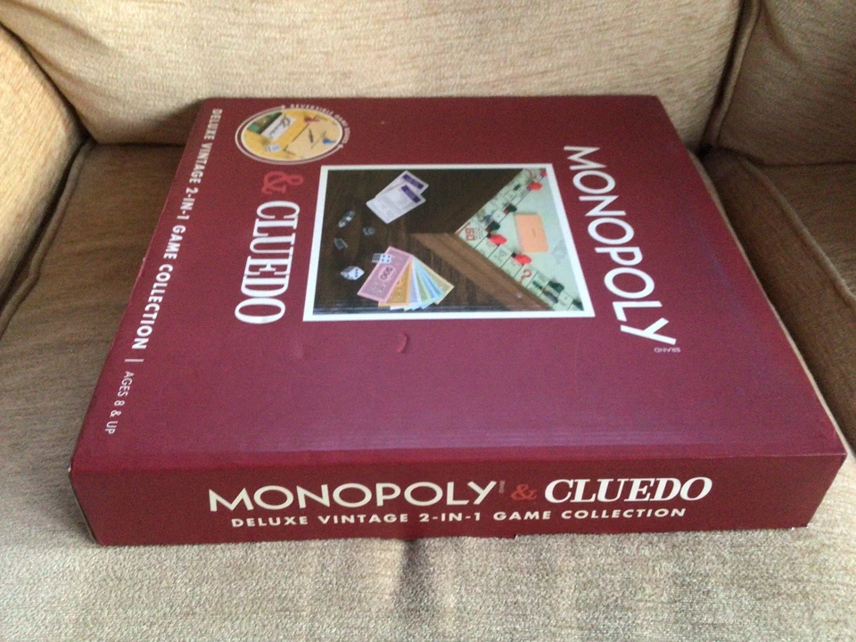 Monopoly & Cluedo Deluxe Vintage 2-in-1 Game Collection New Sealed. Please Read - Image 3 of 4