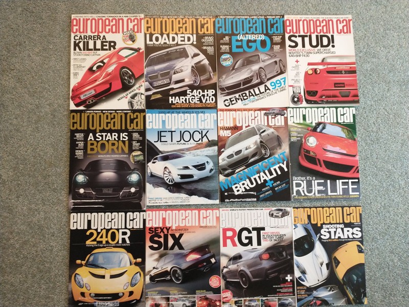 European Car magazine lot of 12 Full year 2006