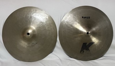  Zildjian 14'' K Hi Hat Pair (2003) - 1134g / 1362g - Deep Patina  - Crisp Hats!