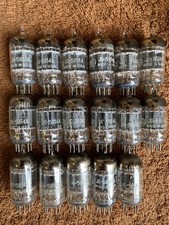 1950/s 2x Matched 5814 Ge Triple Mica D Getter Nos New Same Code Tube Rohre Top