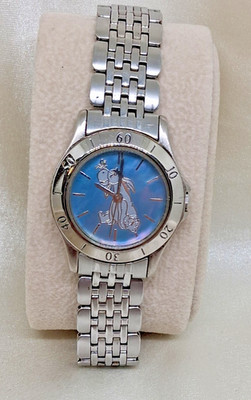 Vintage Disney Eeyore Watch MU0202 by SII (Seiko) - MOP Dial - NEW BATTERY - Wor