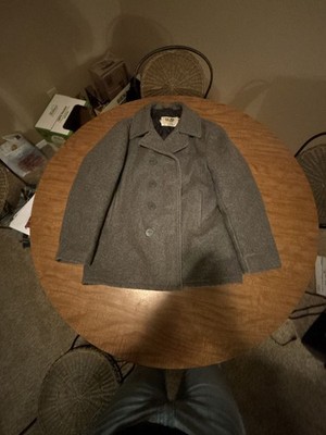 Schott NYC U.S. 740N Pea Jacket Wool Coat