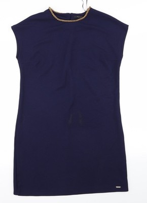 mohito Damen T-Shirt Kleid blau Größe M