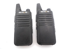 Two Retevis RETC 15-RT22 UHF Handheld Mobile Radios Walkie-Talkies Tested