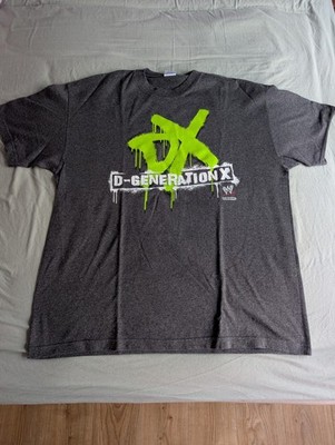 Rare VTG 2000s WWE DX D-Generation X T-Shirt XL Charcoal Hybrid Suck It Print