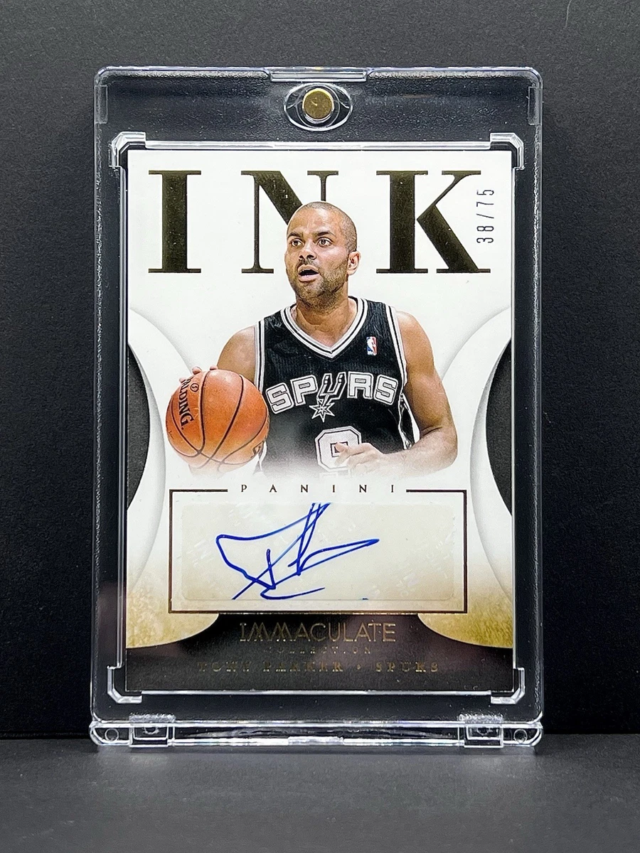 Panini Tony Parker Basketball Autographed ungraded Sports Trading