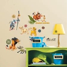 RoomMates The Lion King Peel and Stick Wall Decals - RMK1921SCS Multi