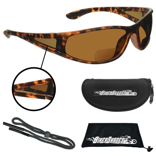 Gafas de sol bifocales polarizadas lector escudo lateral motocicleta deportes pesca - Imagen 39 de 41