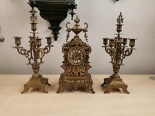 Kaminuhr Buffet Uhr Gründerzeit Historismus T6758