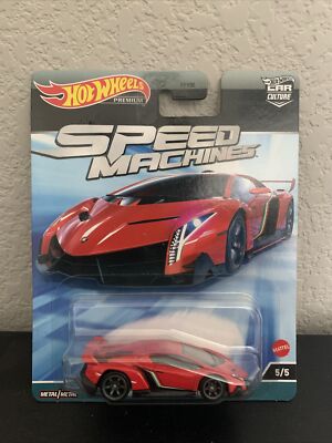 Hot Wheels Premium Car Culture Speed Machines Lamborghini Veneno 5/5