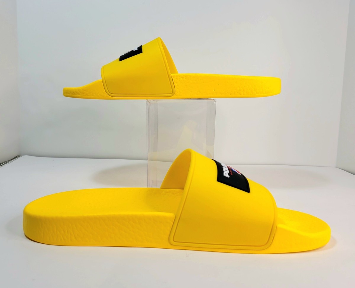 Polo Sport Sandals Mens 14 Ralph Lauren Slides Flag Yellow New Polo Ralph Lauren Polo Slide Sandals Yellow Sandals & Slides  main image 4