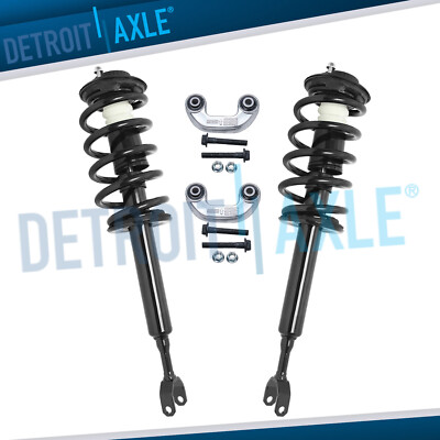 Front Struts w/ Coil Spring Sway Bars for 2001 - 2004 Audi A6 Quattro VW Passat