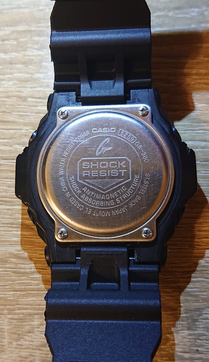 CASIO Quartz G-SHOCK GA-300 Black for sale online | eBay