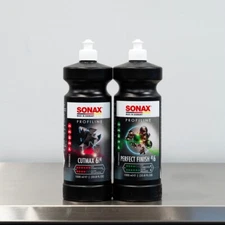 SONAX Perfect Finish Polish & Cutmax Cutting Compound 1L Paint Correction KIT