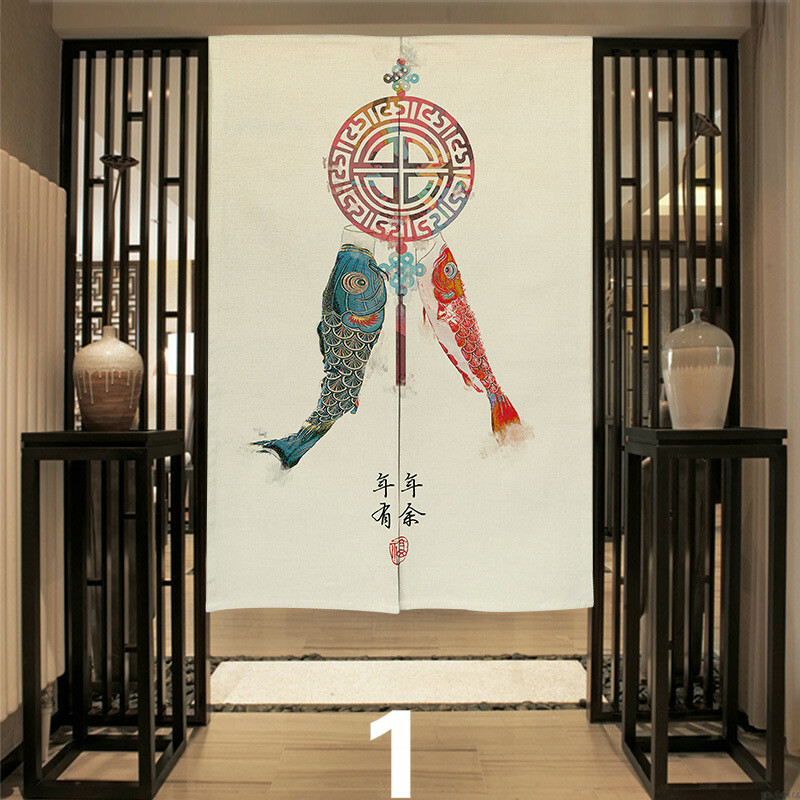 MAKOTO MURAMATSU COLLECTION ヨーロピアン・ルーフ Noren Japanese Sushi Curtain Doorway Kitchen Door Divider Blind