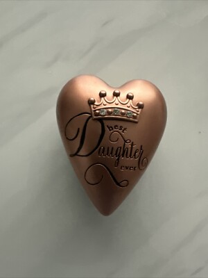 DEMDACO Art Hearts & Artful Crosses, Best Daughter Ever Trinket Box.