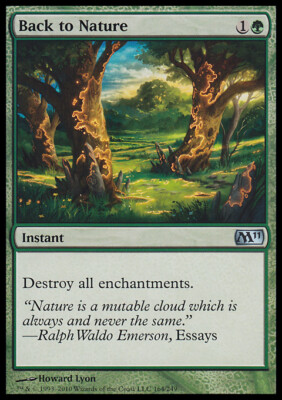 MTG BACK TO NATURE FOIL EXC - NATURALITÄT - M11 - MAGIC