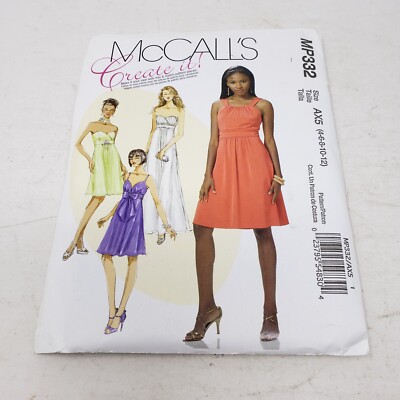 McCalls MP332 Create It Formal Party Prom Dress Sewing Pattern 4 6 8 10 12 | eBay McCalls MP332 Create It Formal Party Prom Dress Sewing Pattern 4 6 8 10 12 | eBay