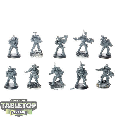 Black Templars - 10 x Phobos Strike Team - unbemalt
