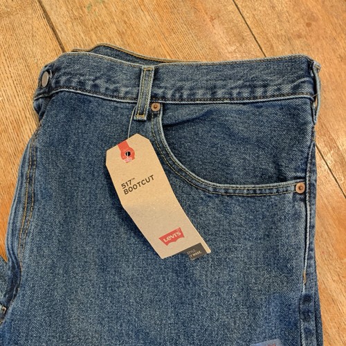 NWT Levi's Men's 517 Bootcut Jeans Med Wash Cotton Denim Mens Size 44x32 NEW - Picture 2 of 11