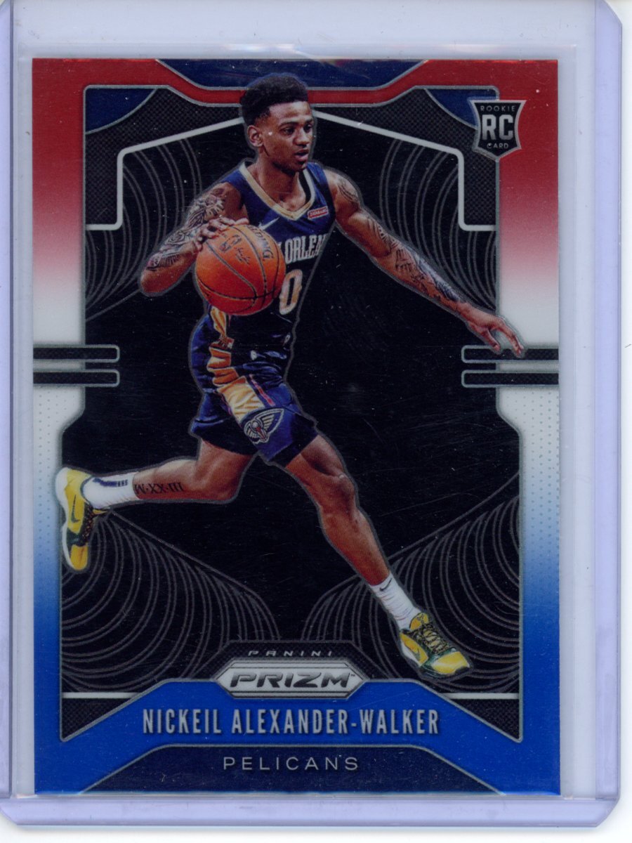 2019-20 Panini Prizm #263 Nickeil Alexander-Walker RWB Prizm