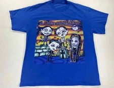 Vintage Coal Chamber T-Shirt Blue Nu Metal Band Tour 1999 Graphic Tee S-4XL