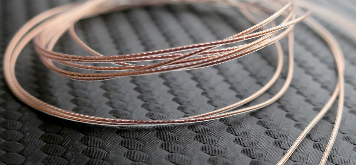 Set Di 4 Fili Per Testina Per Giradischi Crystal Litz - Filo Crystal OCC ( PCOCC) Perfetto Con Terminali In Oro 24k ~ Parti Di Alta Qualità Per Giradischi - Italia - Foto 8