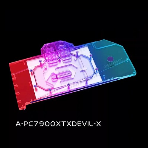 Bykski GPU Water Block For PowerColor GeForce RTX 7900 XTX Red Devil - Photo 13/13