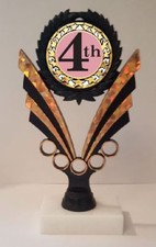 4th Place Trophy 7-1/4" Tall AS LOW AS 3.99 each FREE SHIPPING T06N16