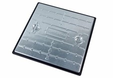 CLARK DRAIN 5 TONNE GALVANISED STEEL MANHOLE COVER 600X600MM PC7BG PEDESTRIAN