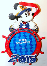 New 2015 Disney Cruise Line DCL Photo Frame Ornament Mickey Mouse Frame
