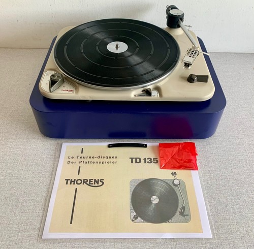 RARE FULLY RESTORED THORENS TD 135 MK I TURNTABLE