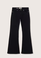 MNG Mango Womens Jeans Denim Slim Fit Flare M...