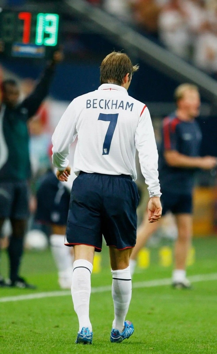 ENGLAND UMBRO 2006 WORLD CUP FOOTBALL SOCCER HOME JERSEY #7