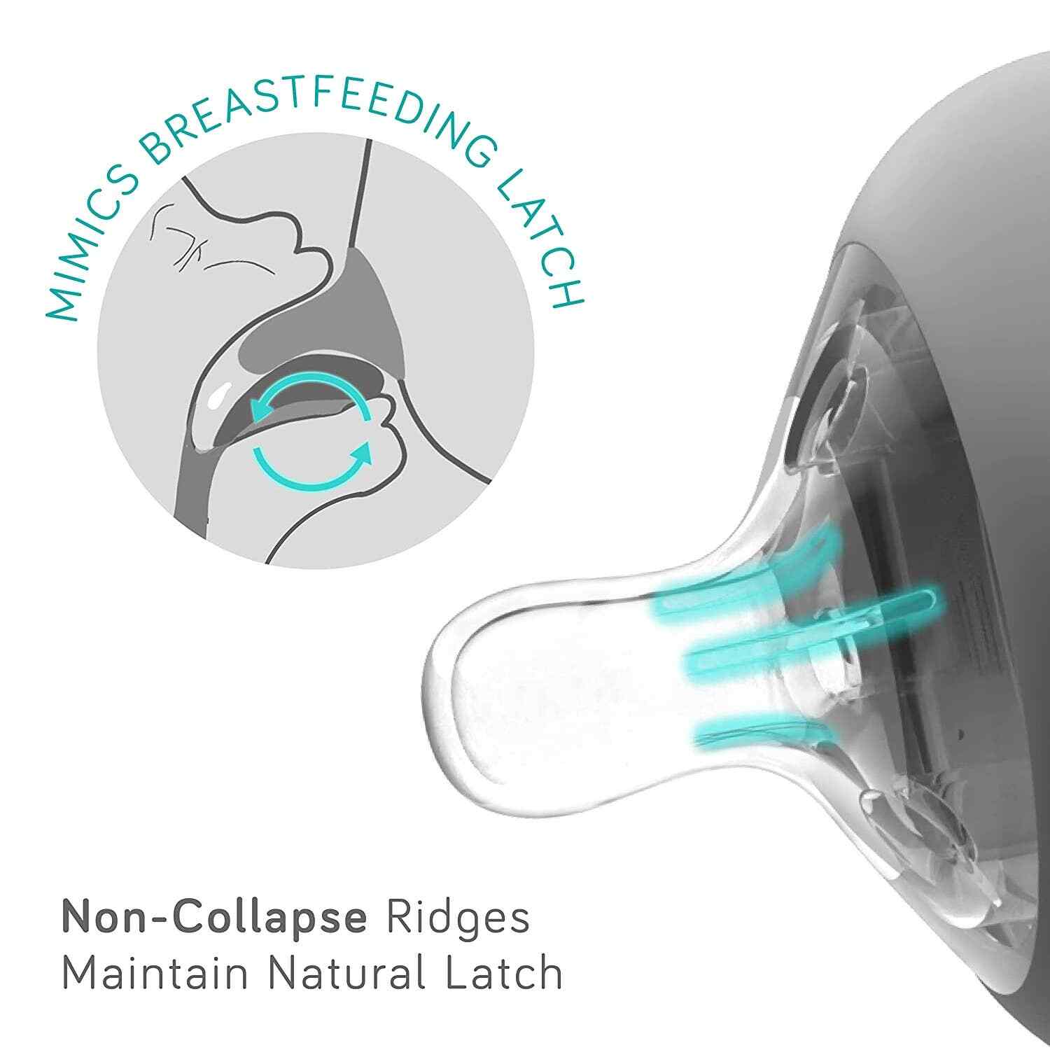 Nanobebe,revolutionary anti-colic baby bottle! ultra-flexible silicone 3pk 9 oz.