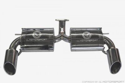 Auspuffblende Doppelrohr 2.25" Edelstahl Schalldämpfer Auspuff Dekat Downpipe Für Mazda Mx5 Mk2 MX5 Abgasanlage Upgrade