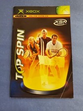 TOP SPIN 2004 Xbox Game Manual Only Original