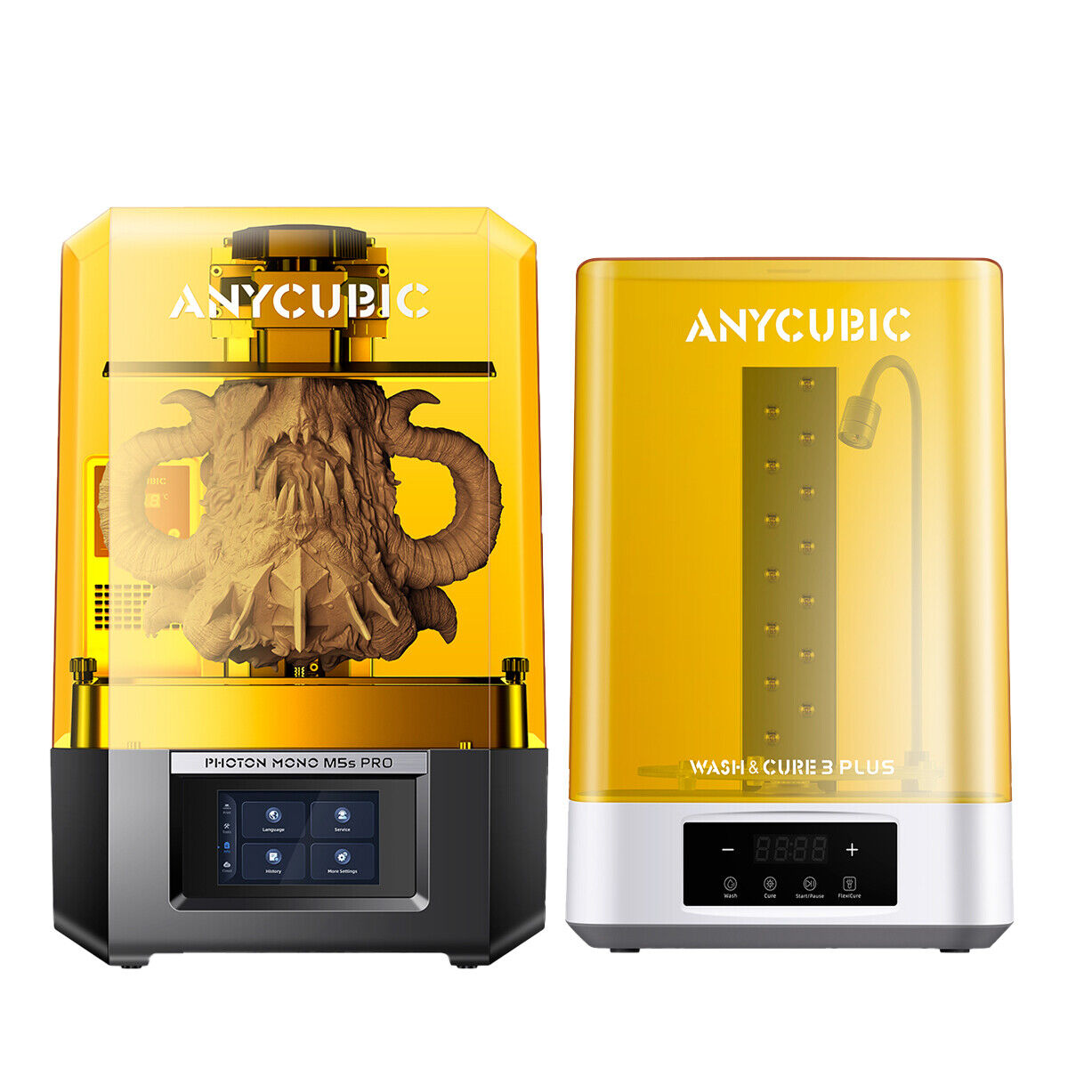 Anycubic Photon Mono M5s Pro 14K 3D Printer+Wash&Cure 3 Plus Anycubic Photon Mono M5s Pro 14K 3D Printer+Wash&Cure 3 Plus