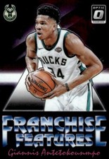 2018-19 Donruss Optic Franchise Features Purple Giannis Antetokounmpo Milwaukee