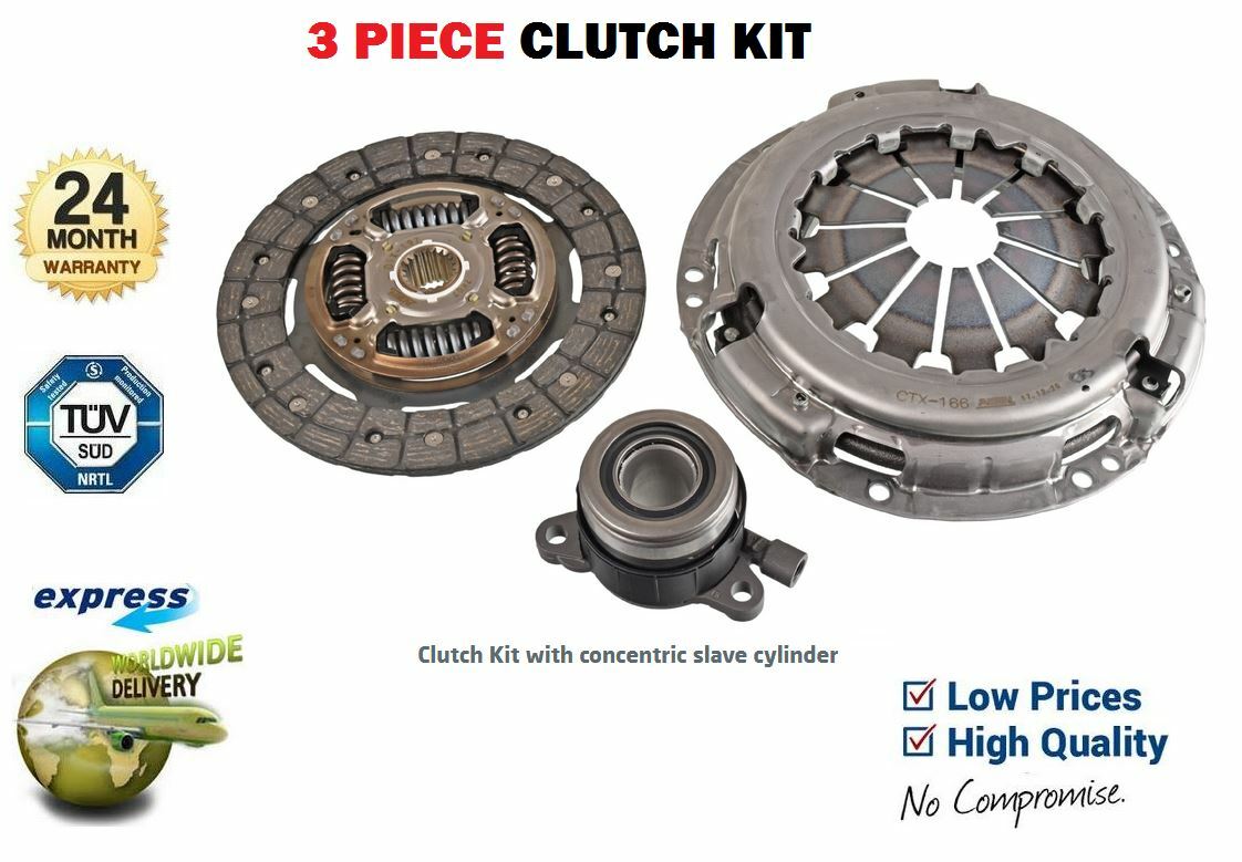 FOR TOYOTA COROLLA 1.3 1NRFE 6SPEED MANUAL 20132014 NEW 3 PIECE