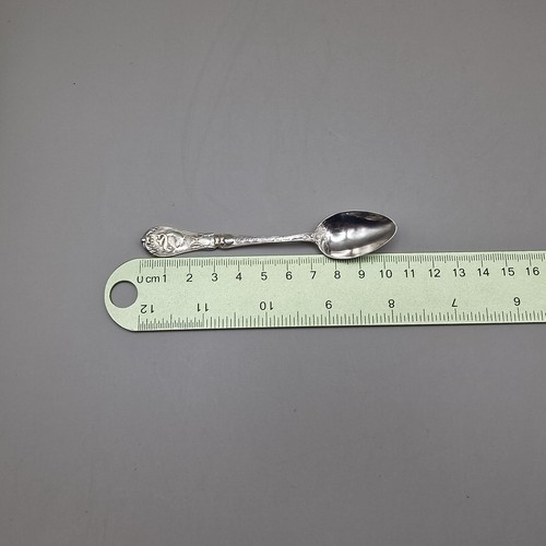 Sterling Silver Zodiac "Pisces" Souvenir Tea Spoon by Levi & Salaman 1907 - Picture 20 of 20