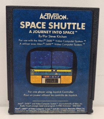     Atari 2600 Spiel -- SPACE SHUTTLE (Activision) -- VCS    