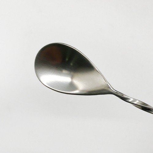 Stainless Steel Bar Spoon Silver Knob Masher Mixing Cocktail Twist Stirrer Drink - Picture 8 of 9