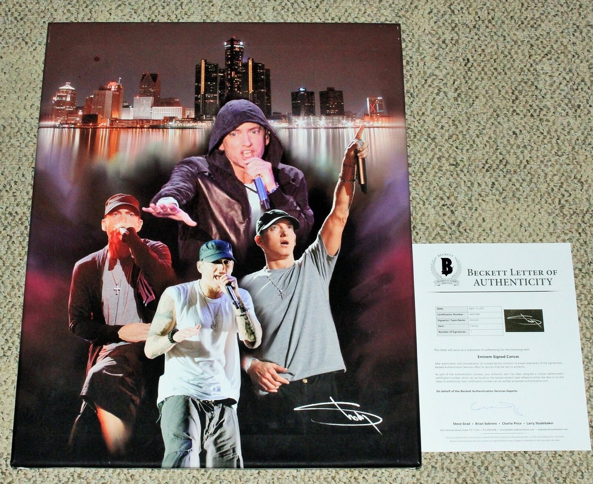 【 SALE】エミネム　直筆サインPhoto EMINEM RAP 8.5X11 SIGNED PHOTO AUTOGRAPH ORIGINAL SIGNATURE